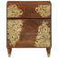 50cm W Solid Wood Bedside Table