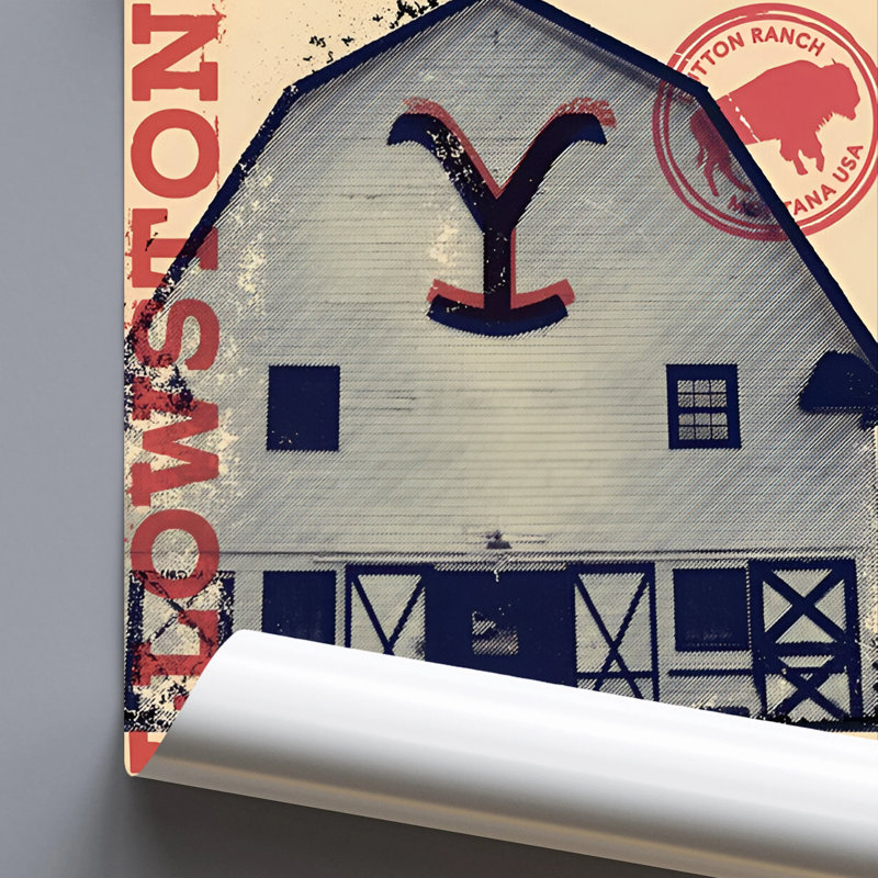 «Buy Your Art For Less» sous licence officielle Yellowstone - Your Ranch Art, affiche d'art - 24 x 36 po - reproduction décorative - papier affiche - prête à encadrer