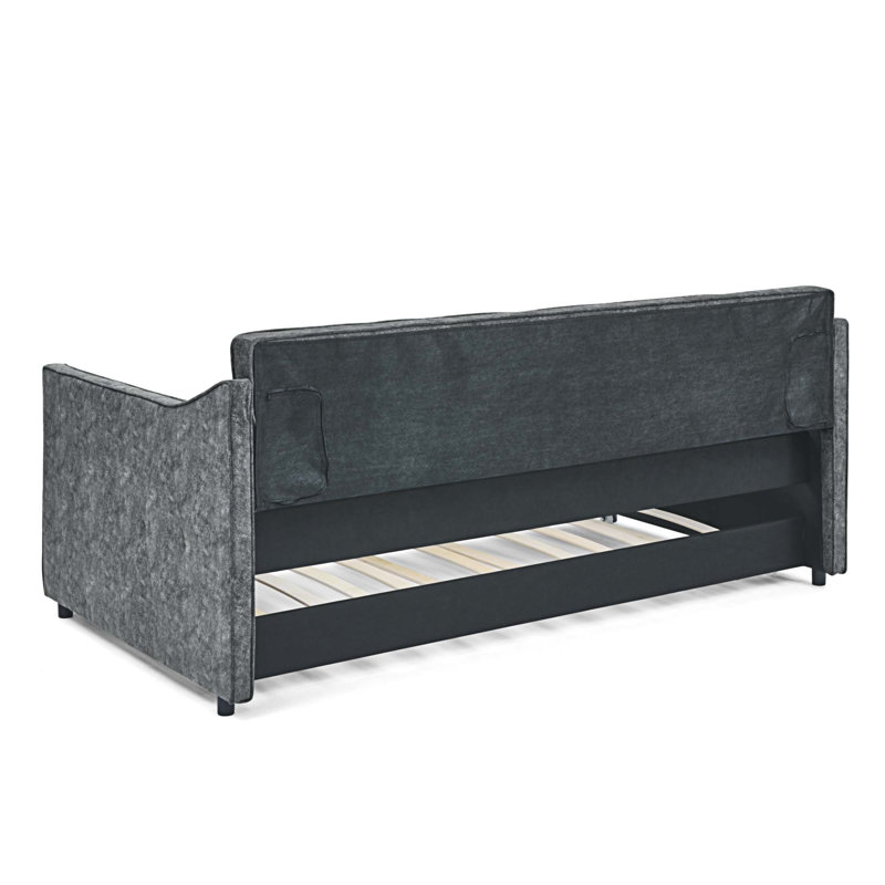 Natrina Upholstered Daybed, Gray