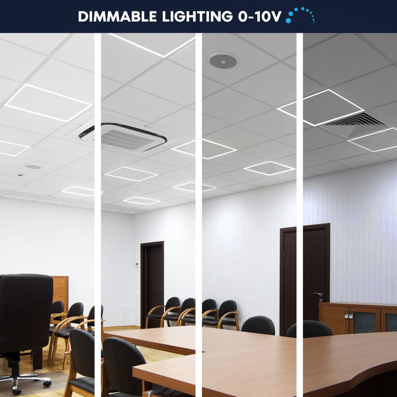 Dimmable Square Flat Panel Ceiling Light
