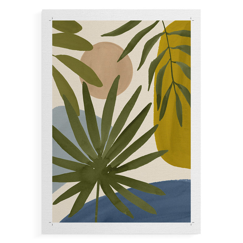 Tropica Tumble II - Impression sur toile seulement - NON-CADRE