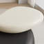 Table de bout rotative à motif de galets de style crème