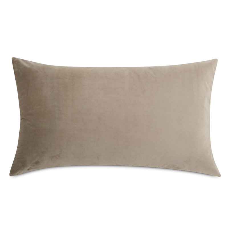 Nova Quilted Velvet Sham, King, Fawn