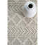 Tapis vert crème / sauge tissé à la main à motif géométrique Sechrist