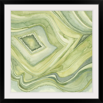 'Pastel Agate IV' Megan Meagher Painting Print