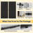 Double Modern Wave Design Sliding Barn Door with Installation Hardware Kit(Easy Assembly)-107231945-93492030