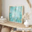 Abstrait, cyan, abstrait, géométrie abstraite, rêve de cristal, impression d'art moderne sans cadre-1564075769