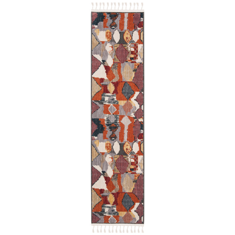 Boothby Performance Abstract Rug, Runner 2'1" x 8'