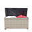 Wicker Patio Furniture Storage Box (Grey )