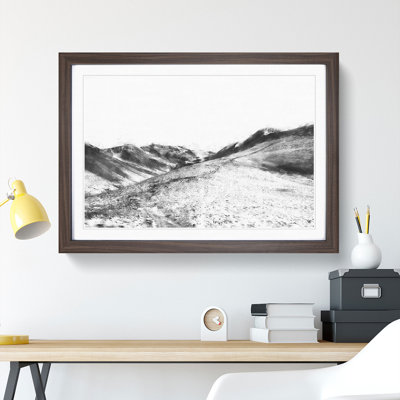 Path Through the Lake District - Picture Frame Graphic Art Print