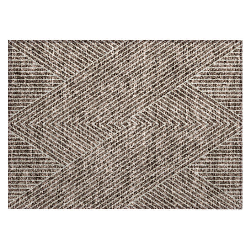 Pentagia Area Rug, Rectangle 1'8" x 2'6"