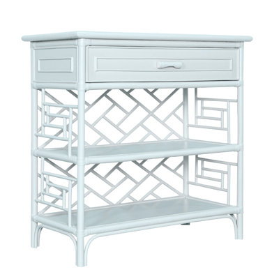 Chippendale End Table with Storage