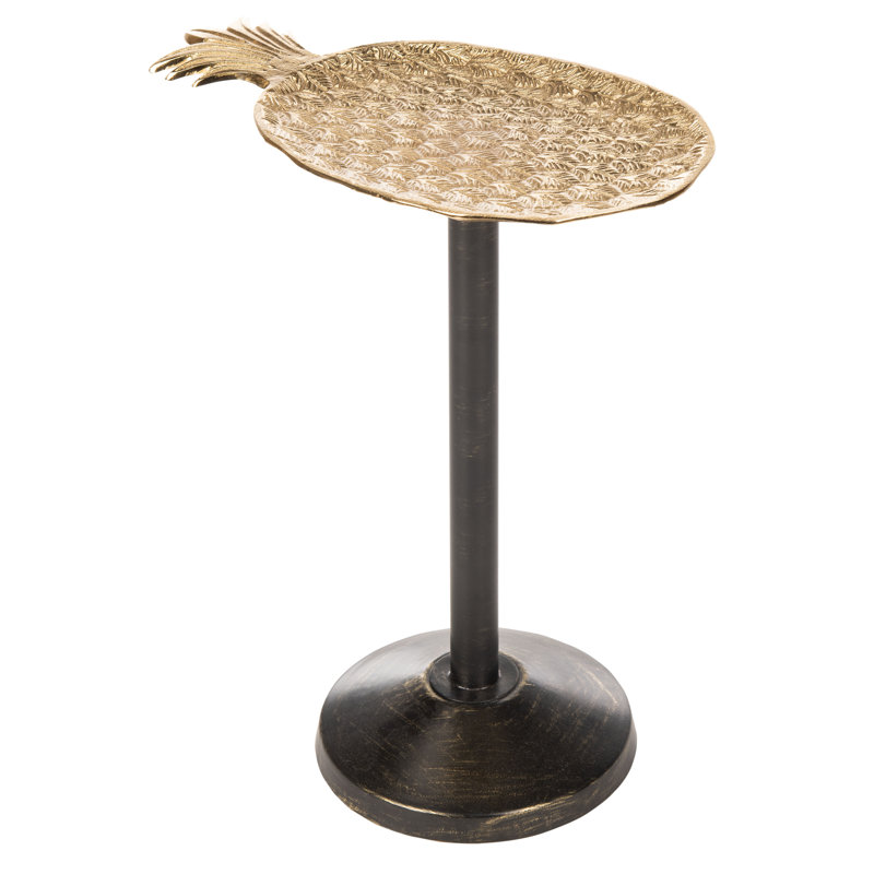 Iron Top End Table