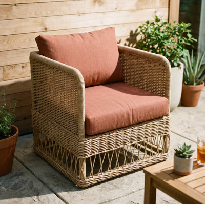 Chaises club d'extérieur Destin Natural - Play Adobe