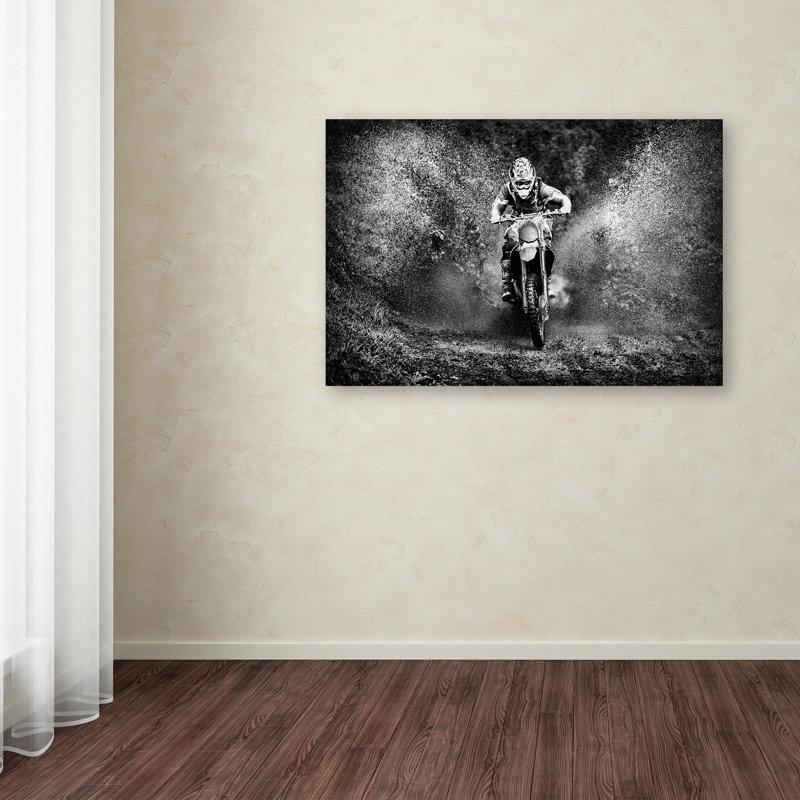 Paul GS Black and White Sports Photography Canvas Art