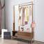 Armoire en bambou pour garde-robe autoportante