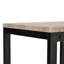 Ensemble de table de salle à manger à hauteur de comptoir 5 pièces Creager, avec table et 4 chaises (brun foncé)-227680961-227680960