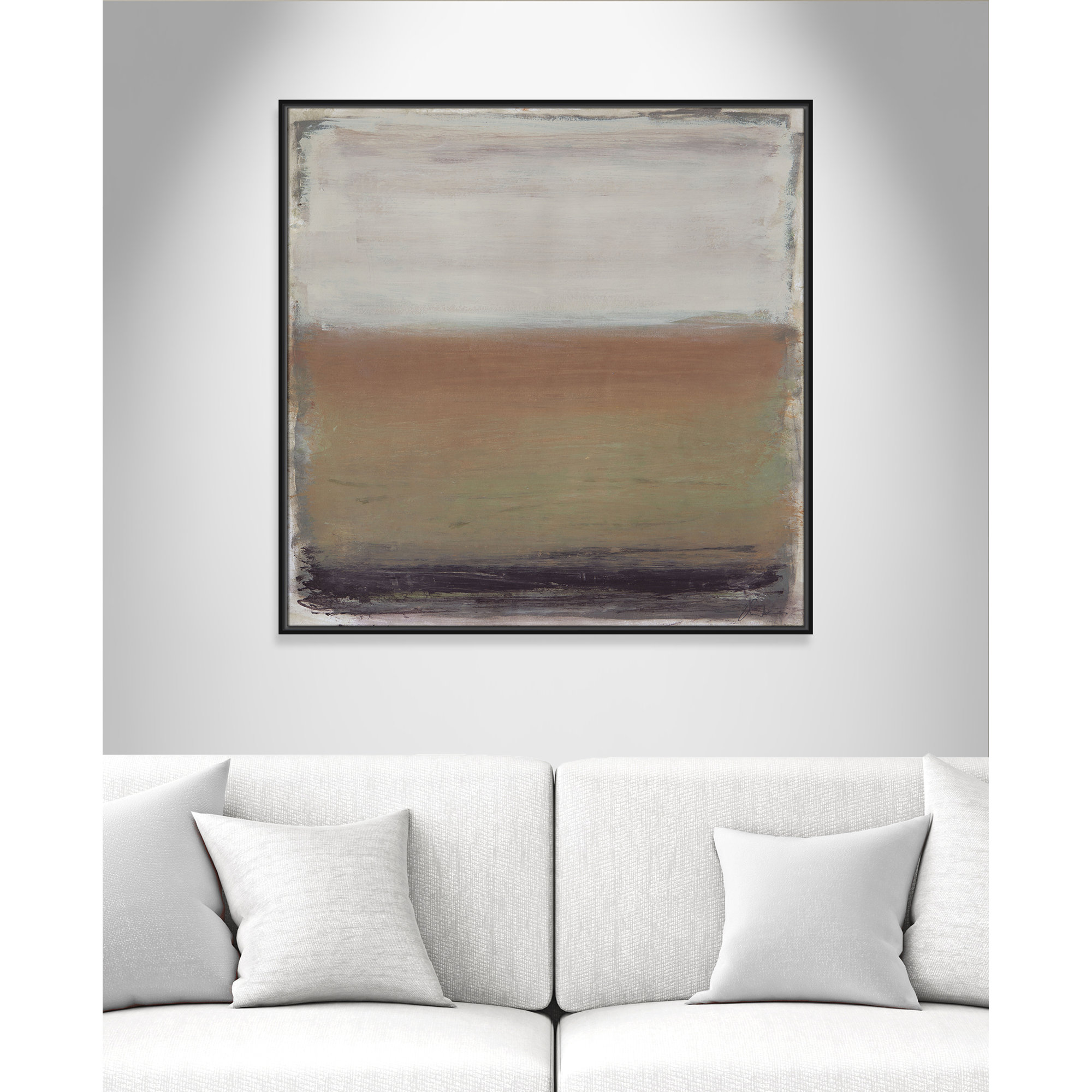 Arizona Print by , 37.5" H x 37.5" W, Black