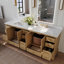 Audrey 84'' Free Standing Double Bathroom Vanity with Calacatta Quartz Top-2111899158-2086319466