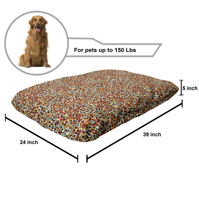 Multicolore, lit pour animal de compagnie Ambesonne