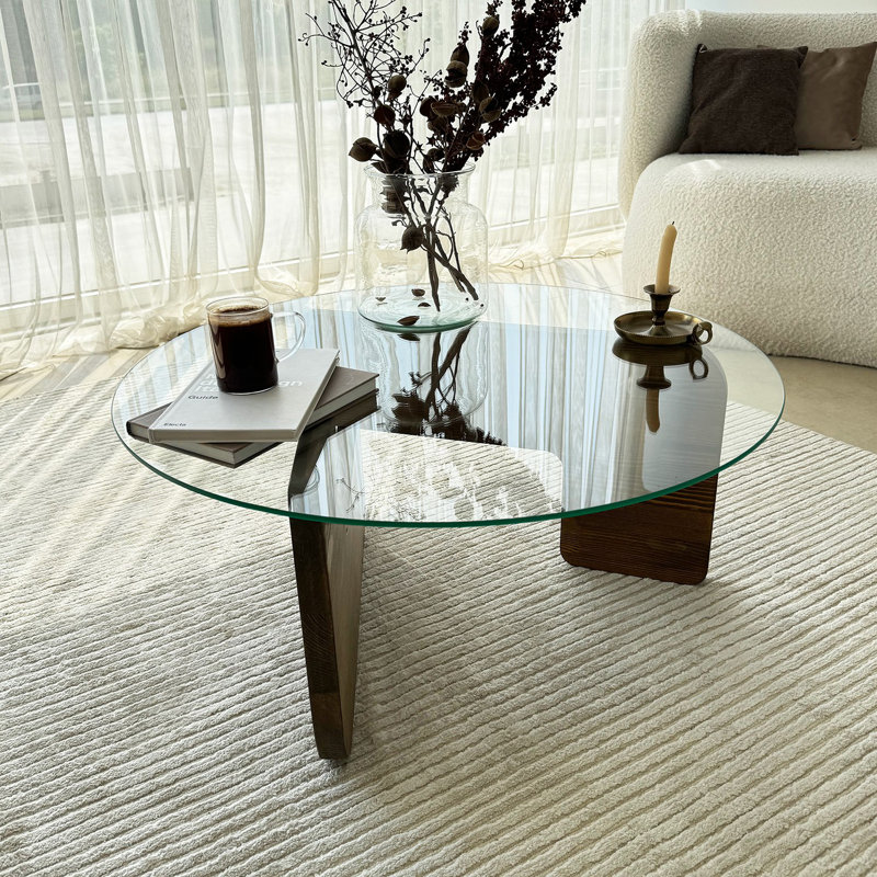 Sicario Coffee Table, Fume, Walnut