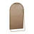 Full Length Arch Mirror In Golden Hue With Support For Bedroom & Living Charming Vintage Gold Stable Standing