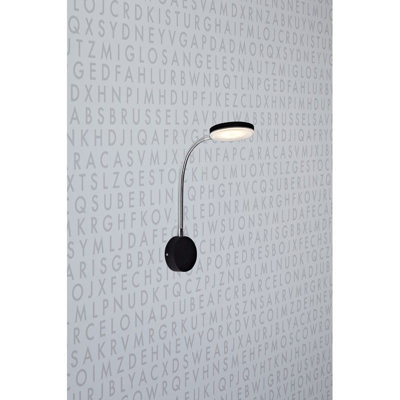 Bernhardt LED Plug-in Spotlight, Black/Chrome