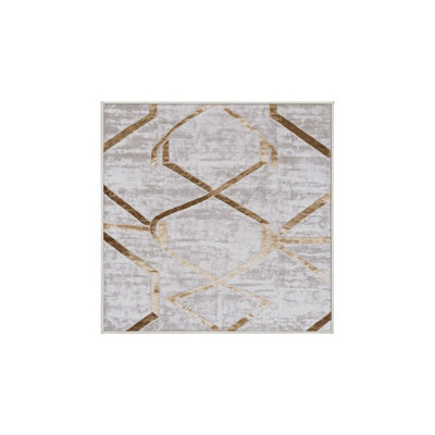 Machine Washable White Area Rug