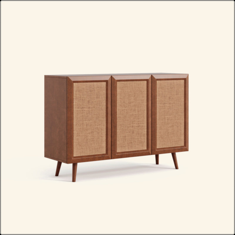 Buffet décoratif avec portes et tablettes