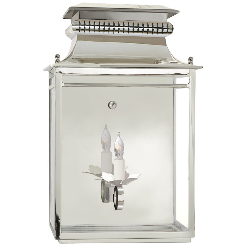 Suzanne Kasler Flea Market Lantern, Polished Nickel