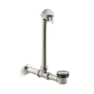 Drain de baignoire à pieds exposés 1,5 "avec trop-plein Iron Works ™