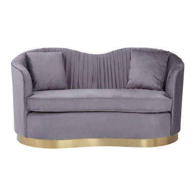 2 Seater Velvet Sofa