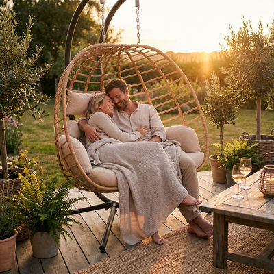 Balancelle pour 2 personnes avec support Ecolistro
