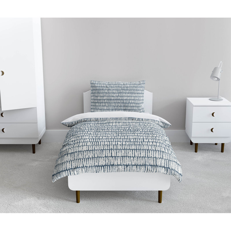Ricky Row Comforter Set, Blue
