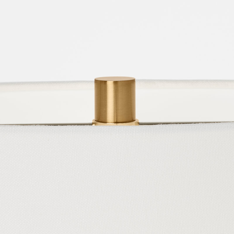 Mcconnell Ceramic Table Lamp, White
