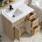 Redondo 36'' Single Bathroom Vanity With Engineered Stone Top