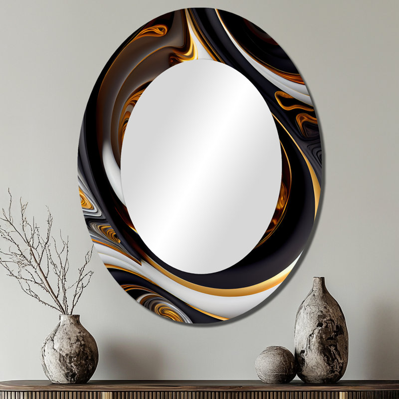 Miroir mural liquide Modern, 40 po x 30 po