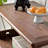 Walnut Frame Two Door Two Drawer Storage Cabinet