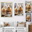 Reproduction d'art sur toile, "Beige moutons rustiques ruminations III"-1276117426-1276117427