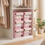 3 bacs de rangement sur roulettes avec couvercle ouvert pour garde-robe de cuisine-1315871242