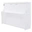 Lit de taille avec bureau hydraulique, espace pour les petits espaces, structure solide assurant la stabilité, rangement intégré et matelas, charnières murales pour matelas de 10 pouces, pratique, poids de 600 lb-166403623-166403616