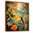 Toile avec cadre flottant brun