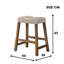 Ensemble de 2 tabourets de comptoir rustiques, tabourets de bar en bois sans dossier de 25 pouces