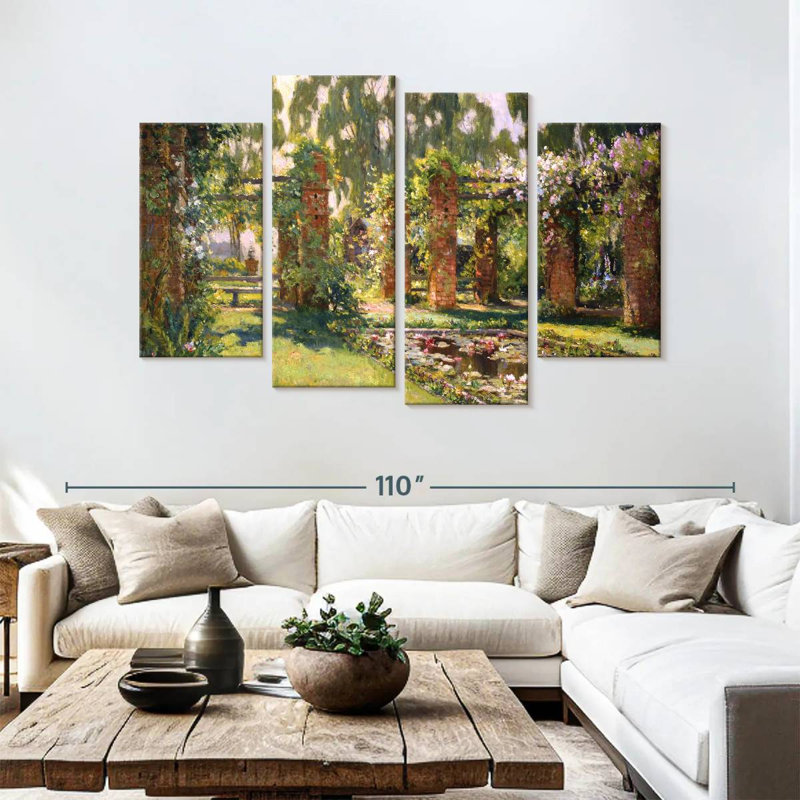 Senne The Lily Pond, 54"H x 84"W