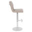 Swivel Upholstered Adjustable Height Bar Stool