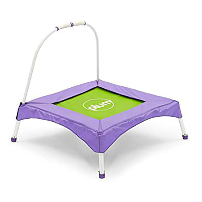 Plum Square Kid / Toddler Trampoline with Handlebar