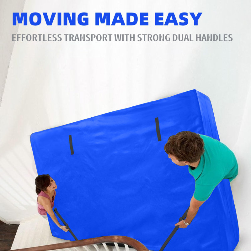Matress Bags for Moving and Storage, Heavy-duty Thick Matress Storage Bag with Sturdy Zippers and Handles, Queen