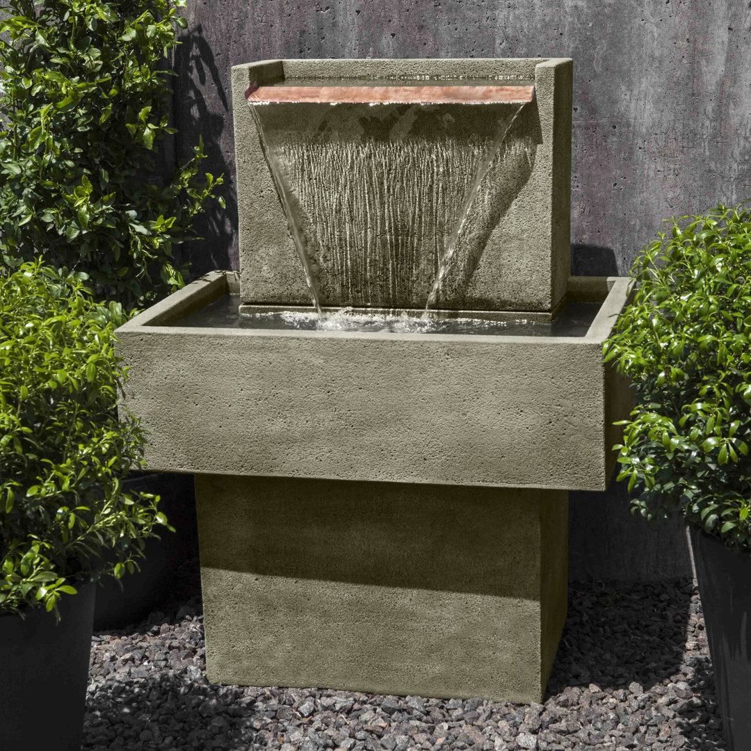 Hand Crafted Weather Resistant Floor Fountain Campania International 