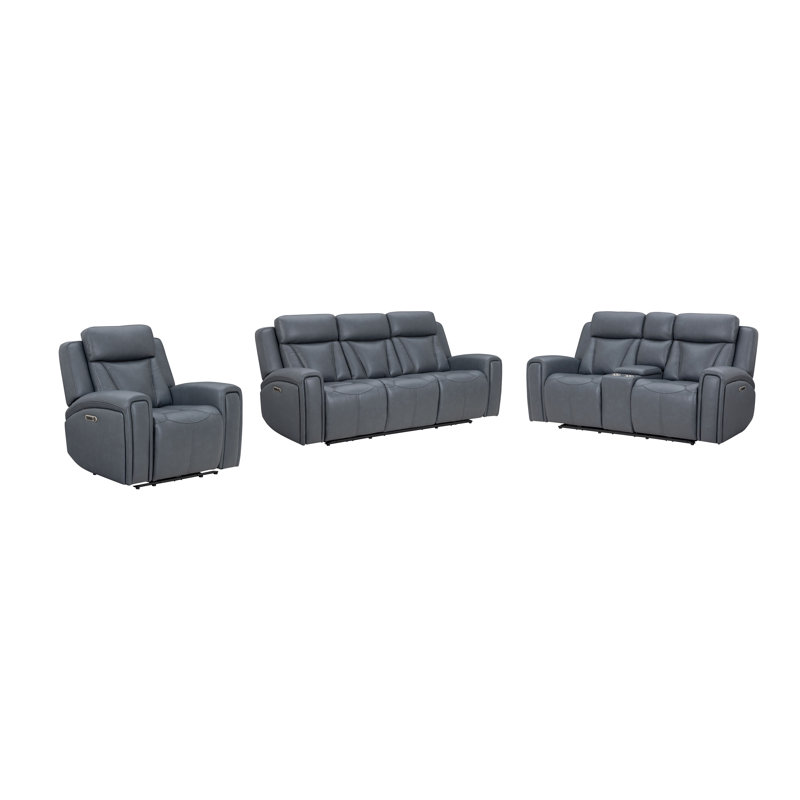 Causeuse et fauteuil inclinable électrique Zero Gravity, 3 pièces: chaise, causeuse, canapé, Bette Lapis