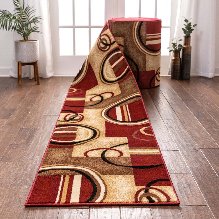Tapis d'escalier rouge Chatfield